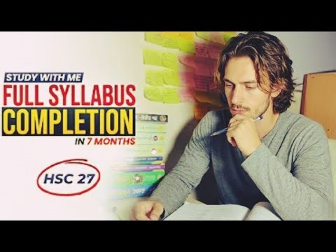 Day -01। Complete my hsc syllabus। Study with me.