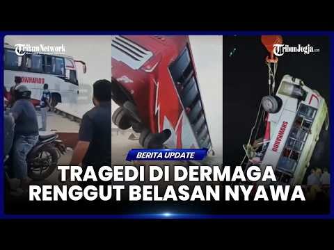 TRAGEDY IN DERMAGA, BUS FALLS INTO PADMA RIVER KILLING 18 PASSENGERS