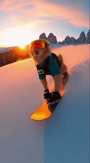 Dogs on Snowboard: The Ultimate Winter Ride