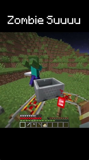 Minecraft WTF Moment With zombies #minecraft #games