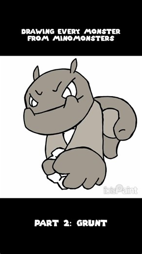 part 3/42 of drawing all the characters from minomonsters #minomonsters #artdigital #artist