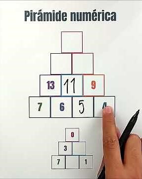 Cómo resolver Pirámides Numéricas | Suma y Resta Fácil ➕➖"