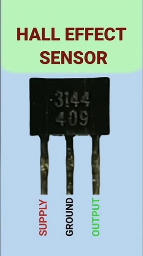 Hall sensor || Pin configuration of hall effect sensor