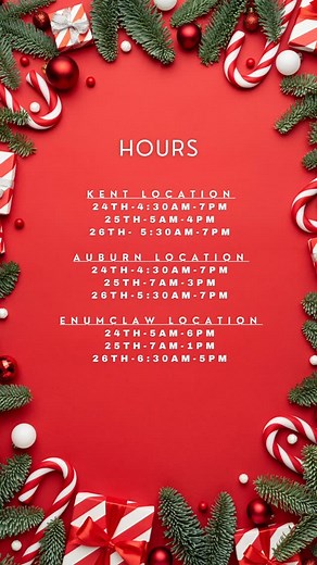 Daily Dose Coffee Co. | Coffee Shop on Instagram: "Christmas Eve , Christmas Day & day after Christmas hours ❤️🎄"