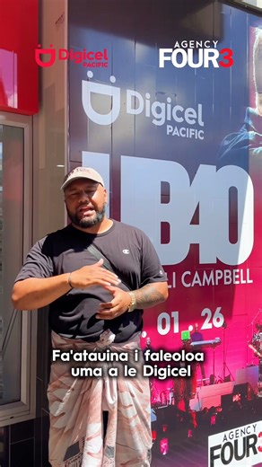 UB40 Live in Concert! 🎤 Get ready for the reggae legends and your favourite artists bringing the vibes to Samoa on 31st January 2026📅 🎟️ Tickets available at any Digicel store: GA $50 l VIP $150 Don’t miss out—secure your spot today and be part of the ultimate UB40 experience! 🔥 #digicelsamoa #UB40 #liveconcert #alicampbell #biggerbetterprovider | Digicel