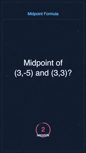 This Midpoint Formula problem trips up most students 😤