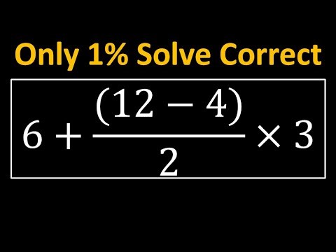 Most People Solve This Math Question Wrong