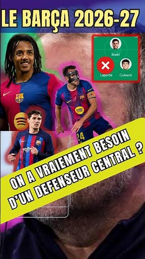 Barça: Is the center-back position the real problem for the Champions League?