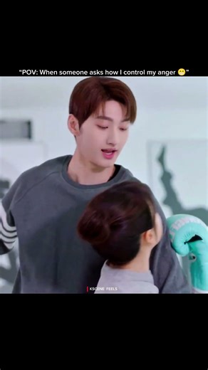 How I Control My Anger 🤭 || CDrama ~ Cute Bodyguard #shortsfeed #fy