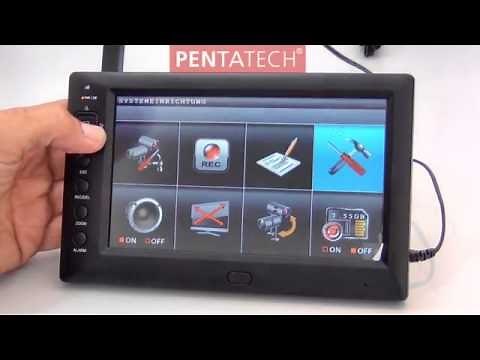 Funk-Überwachungskamera mit Monitor DF270 Set Pentatech