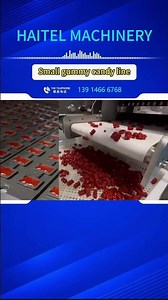 Small full automatic gummy candy line