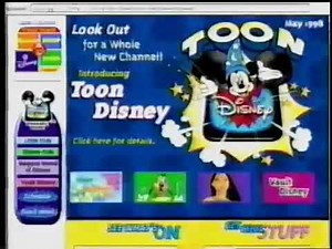 Disney Channel website promo & ID, 1998