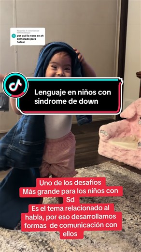 Respuesta a @herlindaarizaguz en la condición que tiene Josie uno de los retos ma grandes es que ellos hablen muy bien ya que su lenguaje y habla se ve interferido por su bajo tono muscular general y que afecta la parte orofacial mas sin embargo Josie si va logrando día día avanzando #niñapompontejosie #cromosoma21 #niñaconsindromedown #SindromeDeDown #lenguaje
