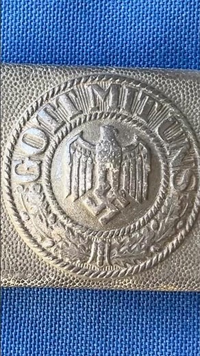German belt buckles found in Stalingrad - WWII battlefield forensics