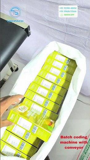 🏆 Top Batch Coding Machine with Conveyor for Manufacturing #IndustrialBatchCoding