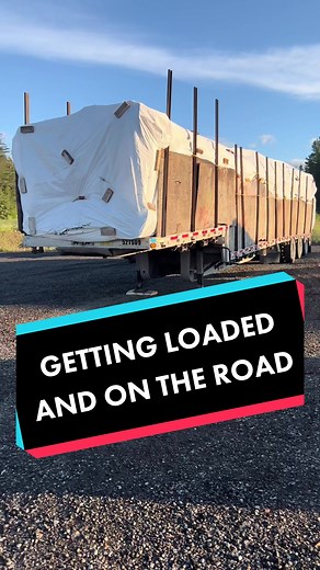 Dismantling and Loading Log Home Shell for Transport to Newfoundland, Canada