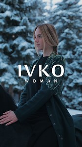 Timeless silhouettes against a winter landscape. Design that feels considered, confident, and serene. #ivkowoman #sustainablefashion | IVKO