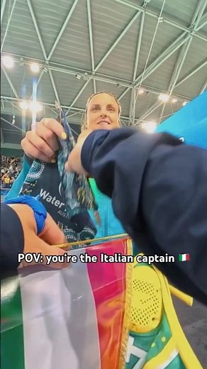 The life of a Water Polo captain 🇮🇹 #waterpolo #pov #captain #sports #worldaquatics #worldcup