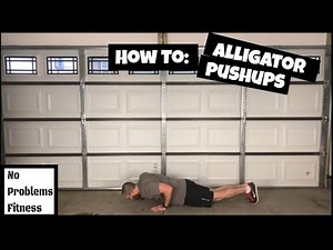 How to do alligator push ups // Exercise Tutorial // Home Workout