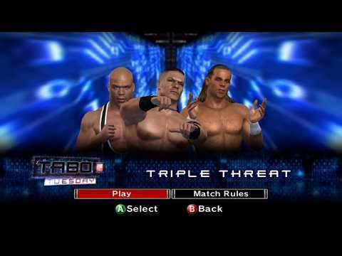 WWE SmackDown vs. RAW 2007 - Kurt Angle vs. Shawn Michaels vs. John Cena