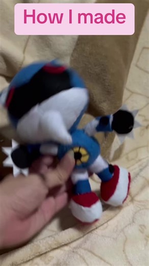 Creating a Bootleg Metal Sonic Plush Toy