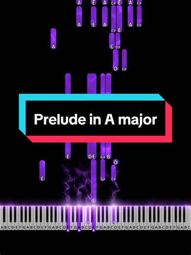 Prelude in A major, Op. 28 No. 7 – Frédéric Chopin (Piano Tutorial) #pianomusic #easypiano #beginnerpiano #learnpiano #pianotutorial #sheetmusic #pianobyte