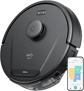 eufy L60 Robot Vacuum, Ultra Strong 5,000 Pa Suction, iPath Laser Navigation, for Deep Floor Cleaning, Ideal for Hair, Hard Floor