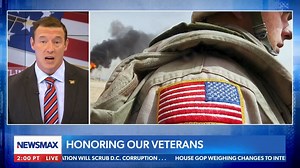 33K views · 875 reactions | "I'd ask that you just give a little leeway, that's my ask on this Veterans Day." Carl Higbie sends a Veterans Day message to show respect and understanding over the toll of war. | NEWSMAX | Facebook