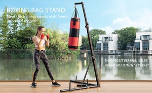 Watch VIVOHOME Foldable Heavy Duty Boxing Punching Bag Stand on Amazon Live