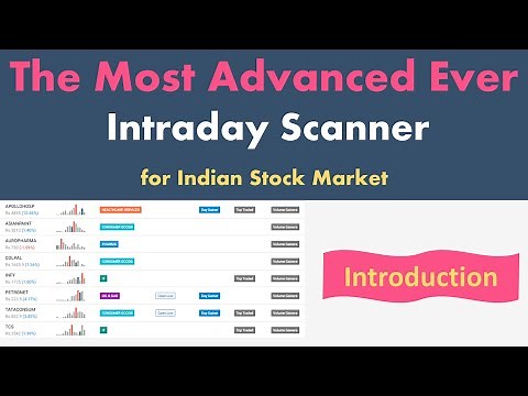 Top 20 Filters for Intraday Stock Selection | Advanced Intraday Scanner Explained | EQSIS