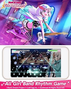 All Girl Band Rhythm Game. Covered popular anime songs added regularly! | BanG Dream Girls Band Party