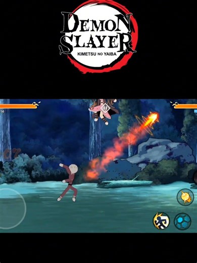 Demon slayer x stickman shadow hunter fight 😲 Tanjiro Nezuko vs demons 👿 #demonslayer