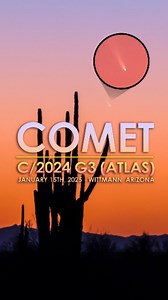 5.5K views | Sungrazing Comet Streaking Across The Arizona Desert...