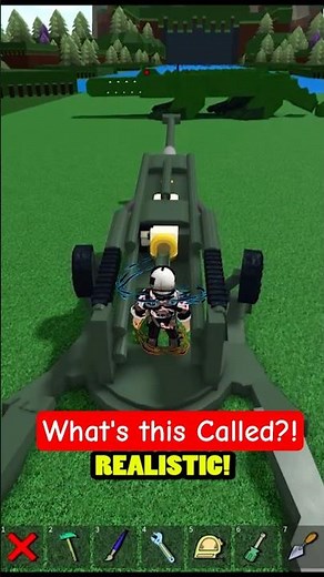 Roblox Build a Boat for Treasure What's this Called? Anti Tank Gun with Spring Shell #babft #roblox