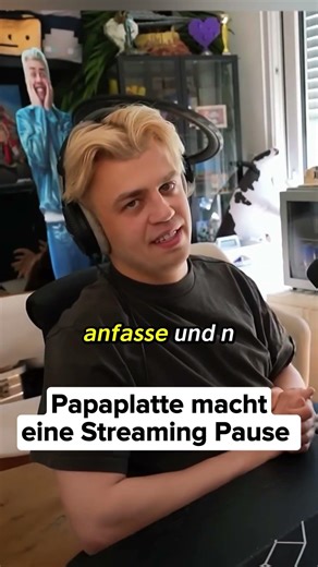 @papaplatte is taking a 2-3 month streaming break #papaplatte #german #twitch #clips #stream