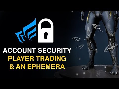 How To Enable 2FA, Free Ephemera, Account Security (Warframe)