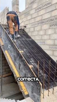 ASÍ SE CONSTRUYE UNA ESCALERA DE CONCRETO DESDE CERO 🏗️Detrás de una escalera terminada hay mucho