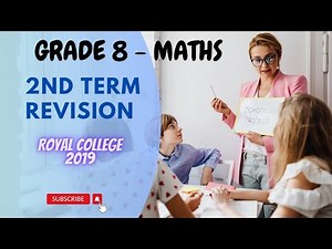 grade 8 maths English medium | grade 8 second term test | education wamh