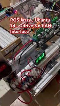 Raspberry pi 5 & CAN interface Odrive 3.6 ROS2_Control hardware interface