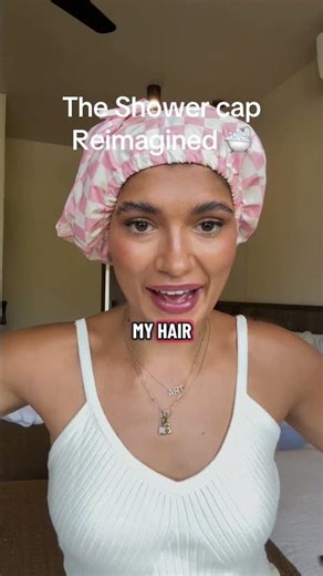 The Shower Cap Reimagined 🛁 #lumelle #showercap #hairprotection