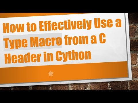 How to Effectively Use a Type Macro from a C Header in Cython