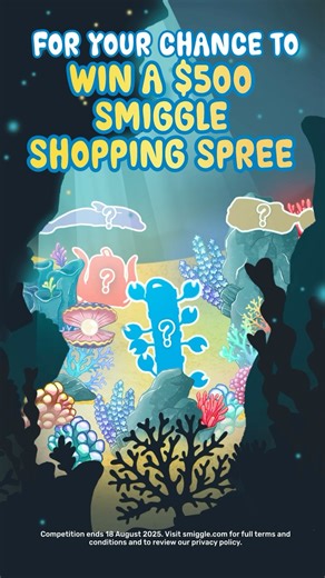 Smiggle Official 🇦🇺🇳🇿 on Instagram: "🎉 Ready for some AR magic? Step into our Digital Interactive 3D Experience and go on a hunt for our Smiggle friends in store! 📲 Simply scan the QR code, find all 4 characters, and enter for your chance to win a Smiggle Shopping Spree! 🛍️ Hurry, competition ends Monday 18 August 2025. Let the adventure begin! 👀💖 #Smiggle #ARCompetition #SmiggleFun #SmiggleAdventure"