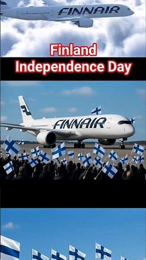 Magical Finland Independence Day Air Show by Finnair ✈💙🤍