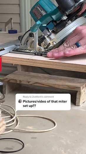Reply to @2vetfarm hope this helps! #woodworking #diy #miter #makita #tools #youcandoit #educational
