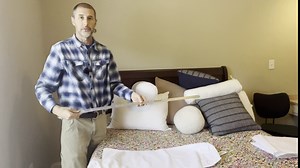 Pillowflex Bolster Pillow (10x50) - White Round Soft Roll Pillow with Plush Polyester Filling, Comes in a Poly-Cotton Shell, Odorless, Lint, and Dust-Free, No Lumps Stuffing for Pillows