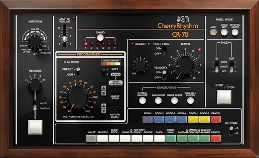 Cherry Audio releases CR-78 virtual drum machine