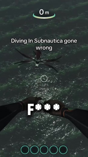 Encountering the Reaper Leviathan in Subnautica