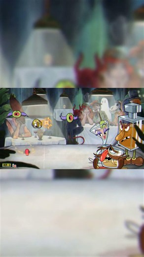 Cuphead - Tipsy Troop Boss Fight (A+ Rank, No Damage, Chalice) #cuphead #shorts #gaming