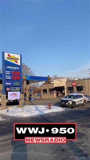 Detroit Police say one man is dead after a carjacking at a gas station on the city's west side. The man was hit by his own car after a struggle with the suspect, who is in custody. Stay with WWJ for updates from the scene. 📹: WWJ's Luke Sloan | WWJ Newsradio 950