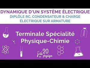Dipôle RC, condensateur et charge électrique sur armature - Dynamique d'un système électrique